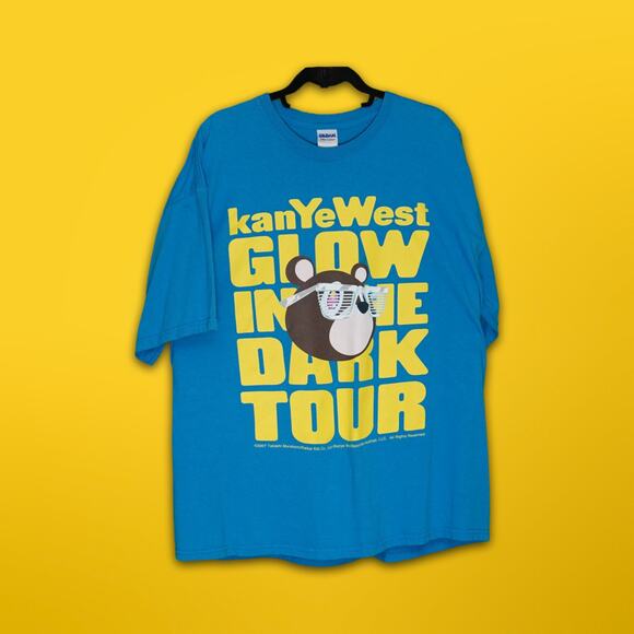 Vintage 2007 Kanye West Glow in the Dark Tour Shirt XXL - Picture 5 of 10